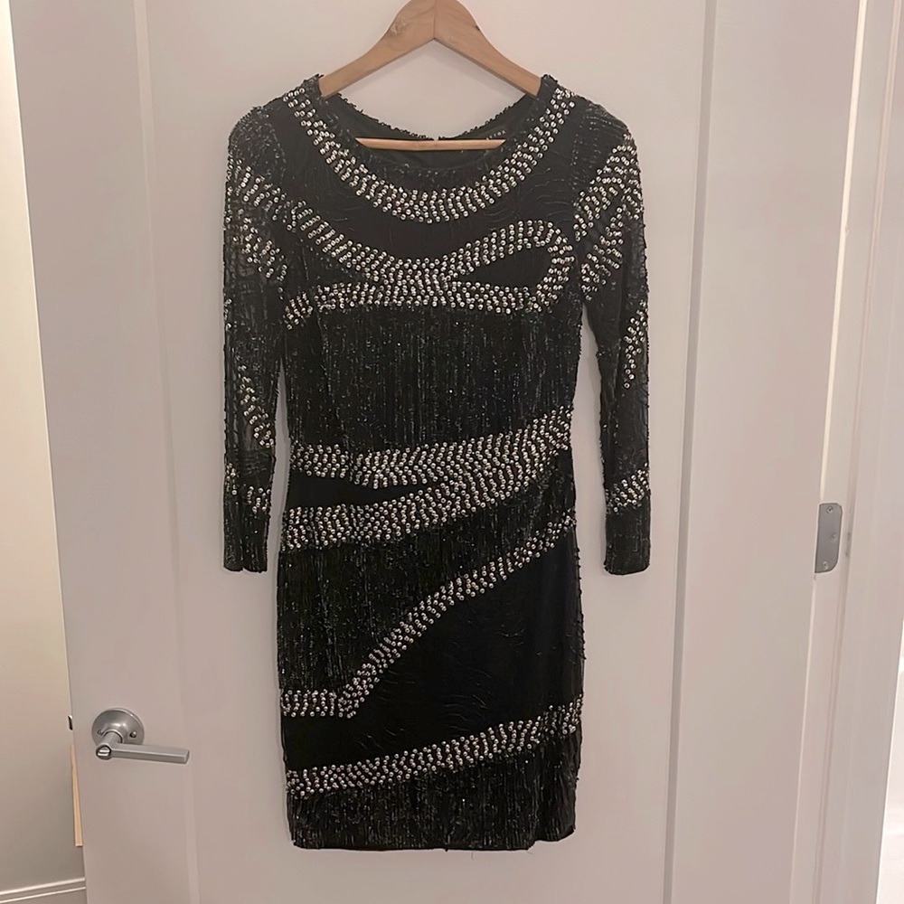 Aidan Mattox Sequin Mini Dress